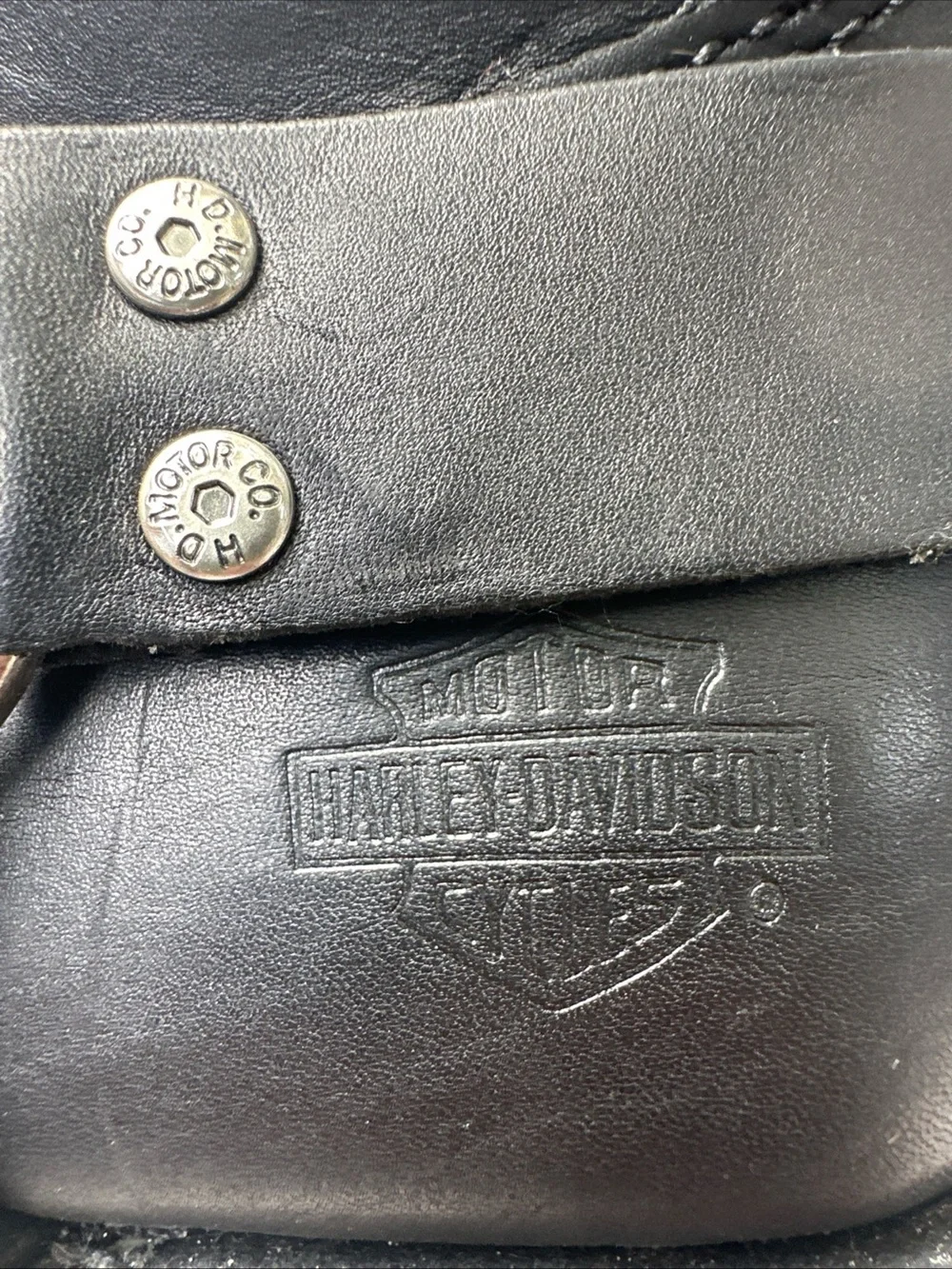 Harley Davidson Harness Hustin Black Leather Boots Mens 13, 95354 Riding Harness